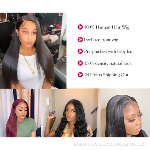 Easy to Wear Head Band Wigs Human Hair Wig With Band For Black Women Non Lace Hair Band With Wig